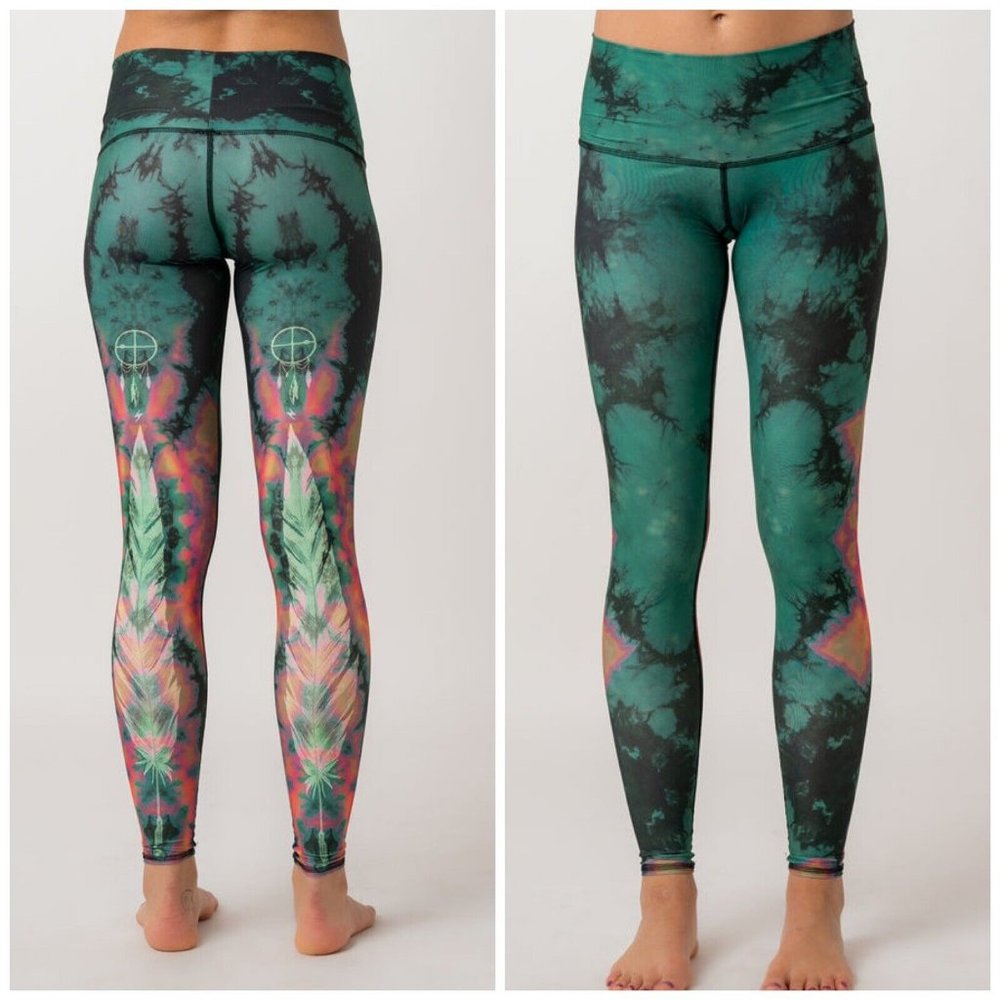 Teeki Size XS Eagle Feather Dream Catcher Leggings